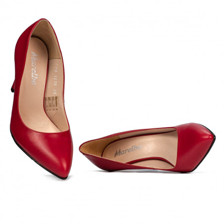 Elegante Damenschuhe 1276 rot