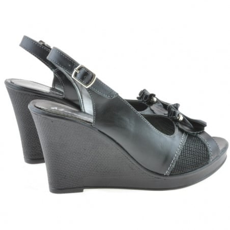 Damensandalen 5002 schwarz