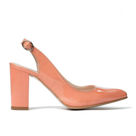 Damensandalen 1281 Lack Lachs