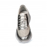 Damen-Sneaker 6024 silber+weiß