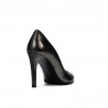 Damen elegante Schuhe 1276 silber schimmernd