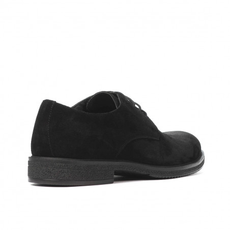 Casual/klassische Herrenschuhe 918 schwarz Velours