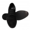 Casual/klassische Herrenschuhe 918 schwarz Velours