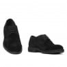Casual/klassische Herrenschuhe 918 schwarz Velours