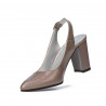 Damensandalen 1281 Capuccino Perlmutt