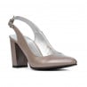 Damensandalen 1281 Capuccino Perlmutt