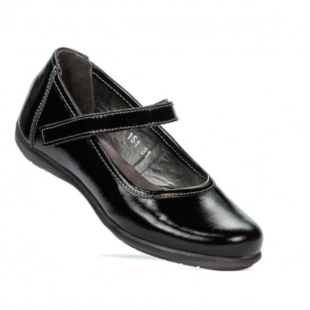 Kinderschuhe 151-1 Lack schwarz