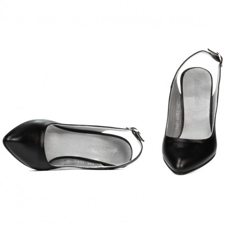 Damensandalen 1281 schwarz