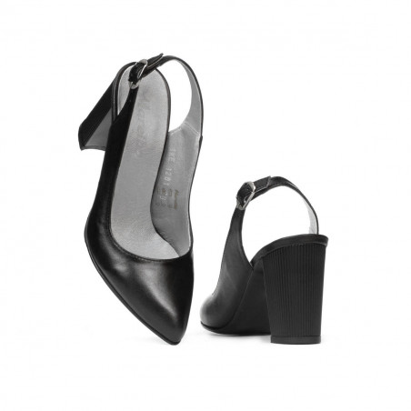 Damensandalen 1281 schwarz