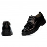 Damen Freizeitschuhe 6025 Lack Schwarz