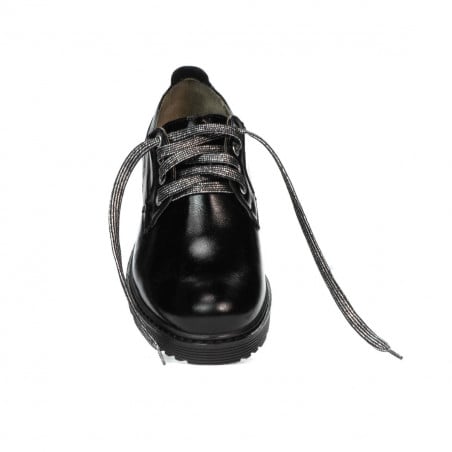 Damen Freizeitschuhe 6025 Lack Schwarz