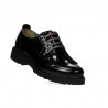 Damen Freizeitschuhe 6025 Lack Schwarz