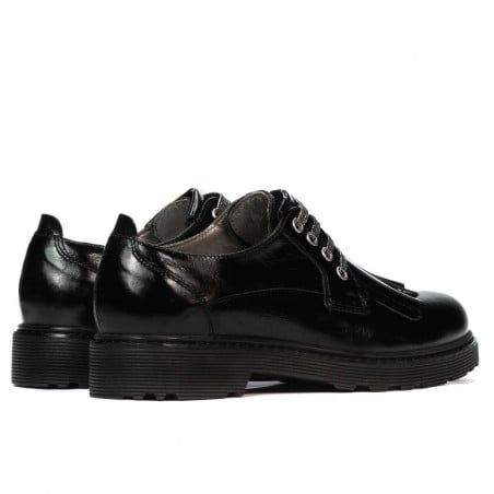 Damen Freizeitschuhe 6025 Lack Schwarz