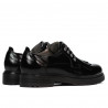 Damen Freizeitschuhe 6025 Lack Schwarz