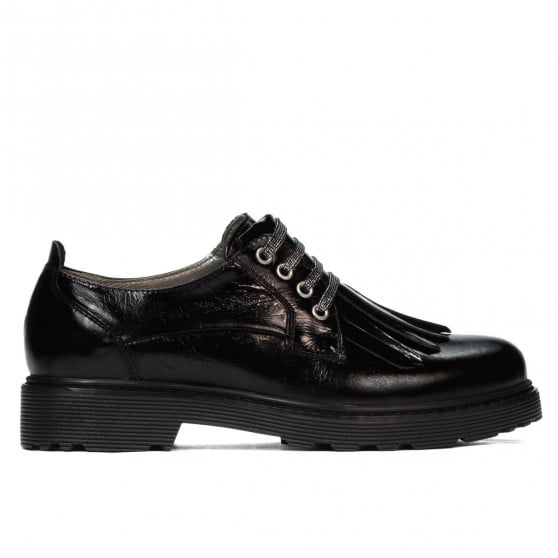 Damen Freizeitschuhe 6025 Lack Schwarz Damen Freizeitschuhe 6025 Lack Schwarz