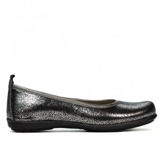 Kinderschuhe 100-1 silbern perlmuttfarben Kinderschuhe 100-1 silbern perlmuttfarben