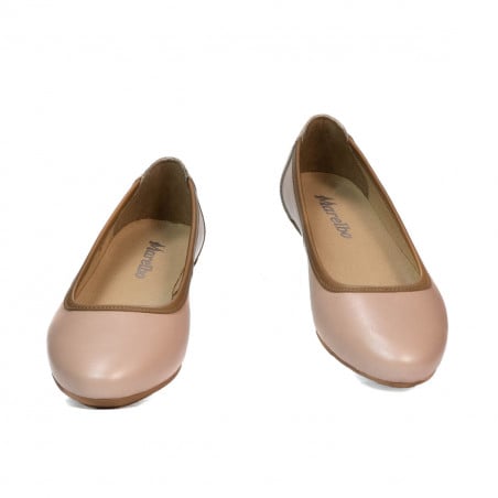 Damen Ballerinas 6027 Puder Perlmutt