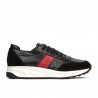 Damen Sportschuhe 6030 schwarz+rot