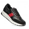 Damen Sportschuhe 6030 schwarz+rot
