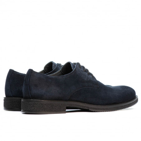 Casual/ elegante Herrenschuhe 918 Indigo Veloursleder