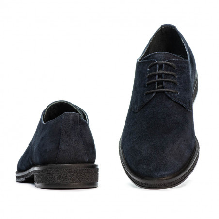 Casual/ elegante Herrenschuhe 918 Indigo Veloursleder