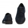 Casual/ elegante Herrenschuhe 918 Indigo Veloursleder