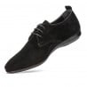 Herren Freizeitschuhe 816 Schwarz Velours