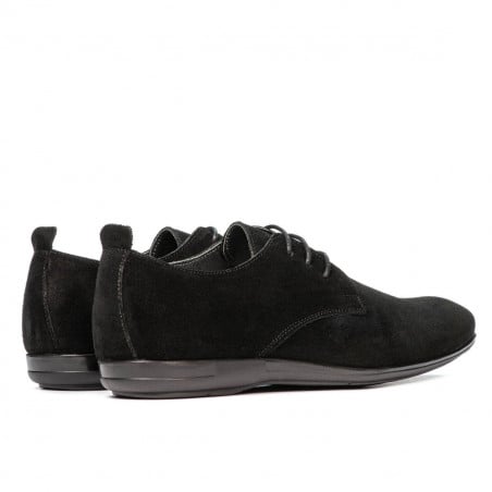 Herren Freizeitschuhe 816 Schwarz Velours