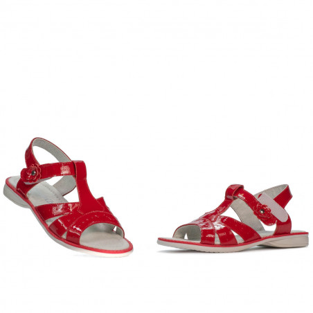 Kleinkinder Sandalen 18c roter Lack