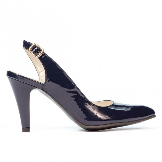 Damen Sandalen 1236 in Lack Indigo