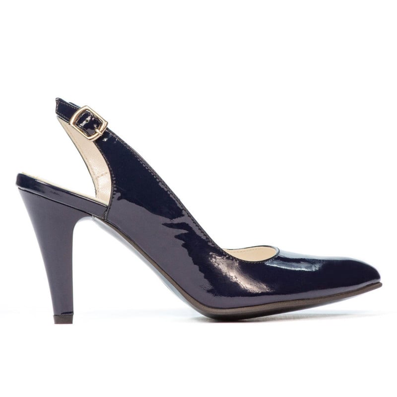 Damen Sandalen 1236 in Lack Indigo