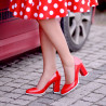 Elegante/legere Damenschuhe 1254 Lack Rot lifestyle