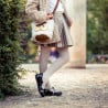 Kleinkinderschuhe 62c Lack Schwarz+Beige lifestyle