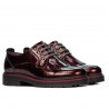 Damen Freizeitschuhe 6025 Lack Bordeaux