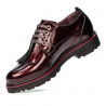 Damen Freizeitschuhe 6025 Lack Bordeaux