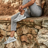 Damen-Sneaker 6024 silber+weiß