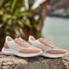 Damen-Sportschuhe 6024 Puder+Weiß