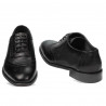 Elegante Herren Schuhe 922 Schwarz kombiniert
