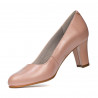 Elegante Damenschuhe 1209 Perlmutt Puderfarbe