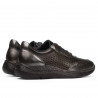 Damen-Sportschuhe 6024 Silber+Schwarz
