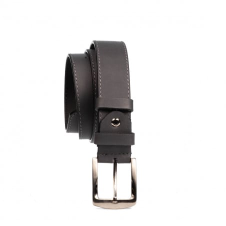 Herren-/Damen-Gürtel 01bc grau