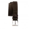 Herrengürtel 05bc braun Veloursleder