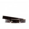 Damen-Gürtel 03m Lack Bordeaux
