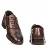 Elegante Herrenschuhe 922 a Kaffee