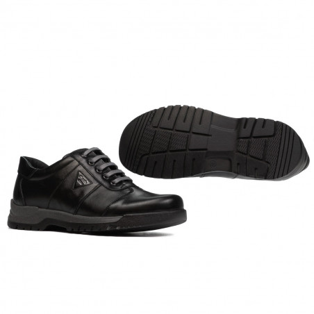 Herrenschuhe casual 923 schwarz