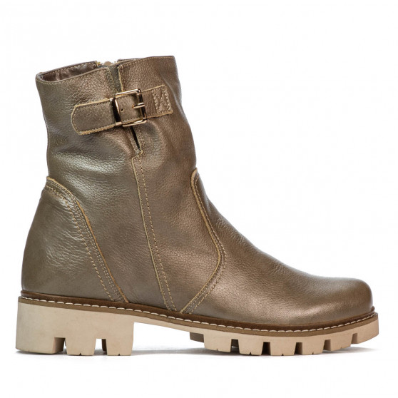 Damenstiefeletten 3297 Sand Perlmutt Damenstiefeletten 3297 Sand Perlmutt