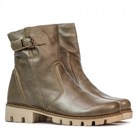 Damenstiefeletten 3297 Sand Perlmutt