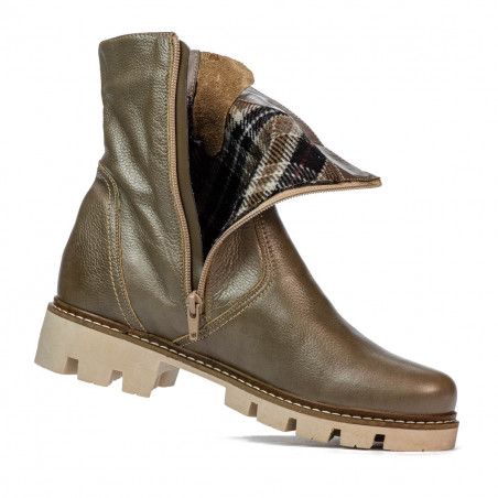 Damenstiefeletten 3297 Sand Perlmutt