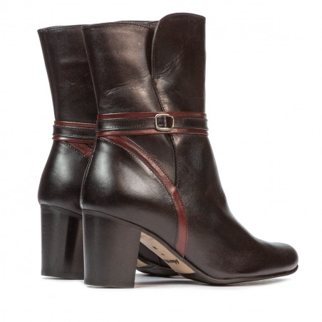 Damenstiefel 1156 schwarz kombiniert