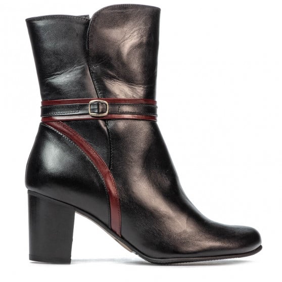 Damenstiefel 1156 schwarz kombiniert Damenstiefel 1156 schwarz kombiniert